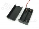 Battery holder AA Penlite x 2 (3V) with switch/lid